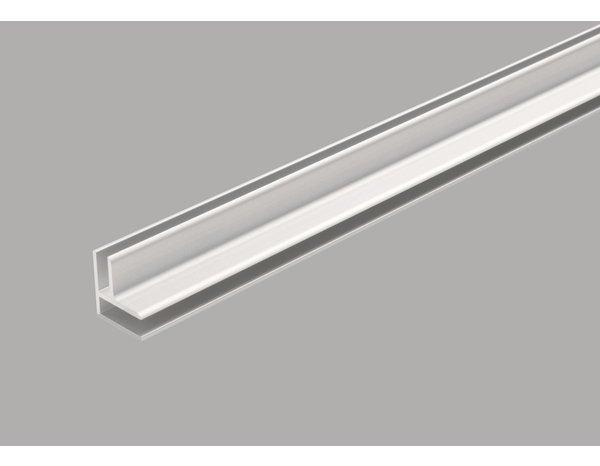 Profilé de finition aluminium "Dumaplast" gris mat 20x2600x20 mm pour dalles PVC - Brico Dépôt