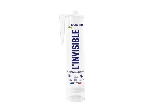 Joint bain et cuisine L'INVISIBLE - 290 ml - Bostik - Brico Dépôt