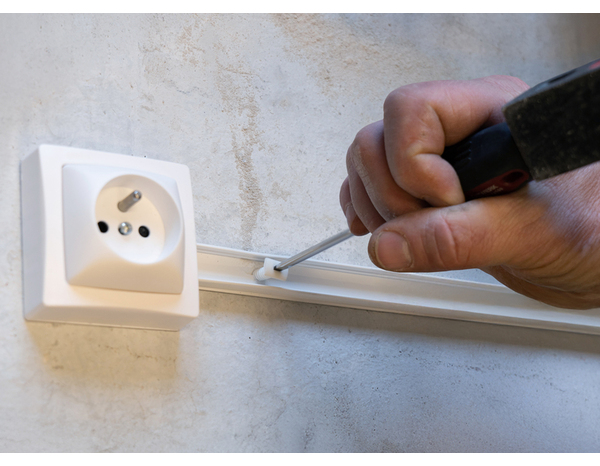 Sachet de 20 chevilles pour moulure FIXELEC - Brico Dépôt