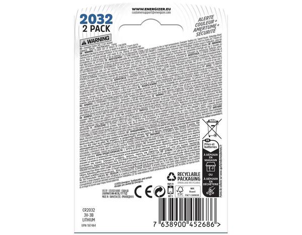 2 piles CR2032 Ultimate Lithium - Energizer - Brico Dépôt