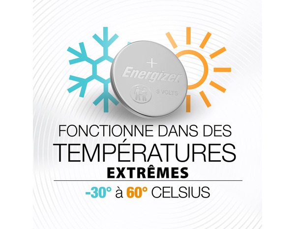 4 piles CR2032 Ultimate Lithium - Energizer - Brico Dépôt