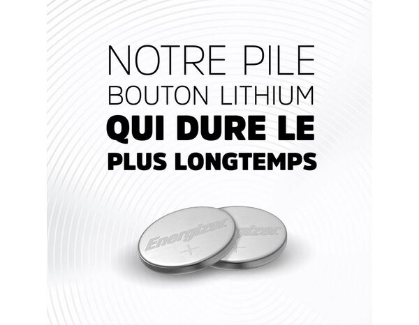 2 piles CR2025 Ultimate Lithium - Energizer - Brico Dépôt