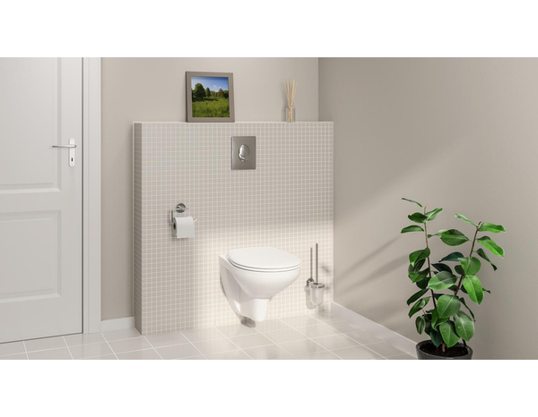 Pack WC suspendu "Bau Air" sans bride - Grohe - Brico Dépôt