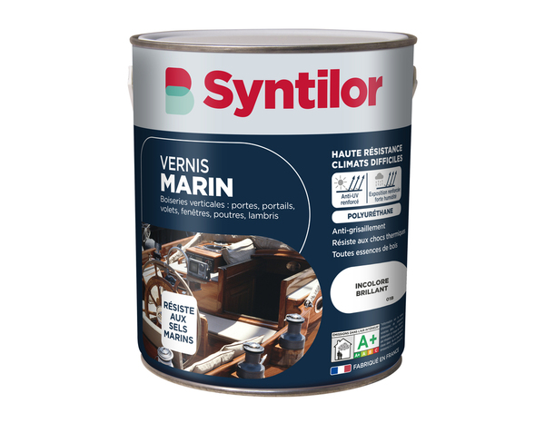 Vernis marin Incolore Brillant 2,5 L - Syntilor - Brico Dépôt