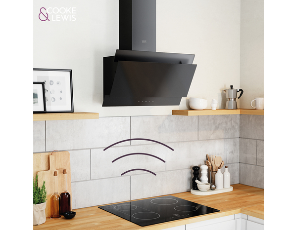 Plaque de cuisson à induction noir 6400w - 59 x 52 x 5,8 cm - Cooke and Lewis - Brico Dépôt