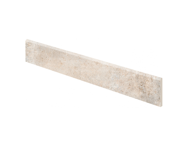 Plinthe MONOLITHE en grès cérame émaillé blanc aspect béton 7,5 x 61,5 cm - Brico Dépôt