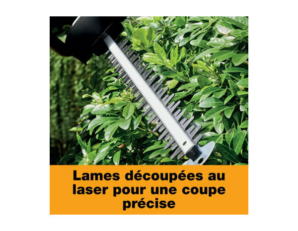 Taille-haie électrique TTB1180GHT lame 61 cm gris et jaune coupe 25 mm - Titan - Brico Dépôt