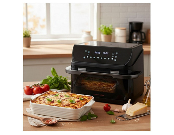 Airfryer 10L LIVOO avec cuve ajustable et écran tactile digital 2400 W - Brico Dépôt