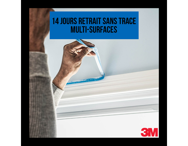 Ruban de masquage bleu multi surfaces - 50m x 36mm - Scotchblue - Brico Dépôt