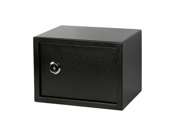 Coffre-fort mécanique 16 litres acier noir 35x25x25 cm - Brico Dépôt