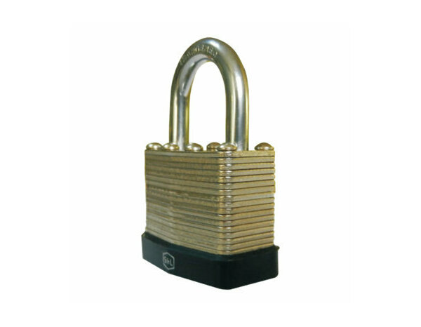 Cadenas laminé acier argent noir 5,35 cm hauteur anse 1,75 cm - Brico Dépôt