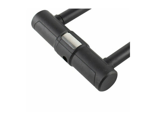 Antivol en U à combinaison en acier trempé pvc noir 20 cm x 10 cm - Brico Dépôt