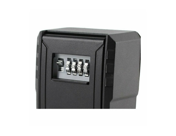 Coffre-fort à clés noir combinaison 4 chiffres métal 13,2 x 9,8 x 6,3 cm - Brico Dépôt