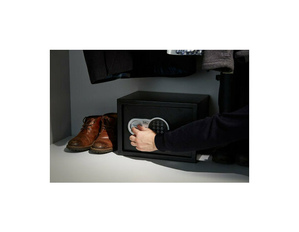 Coffre fort électronique noir en acier 16 litres - Brico Dépôt