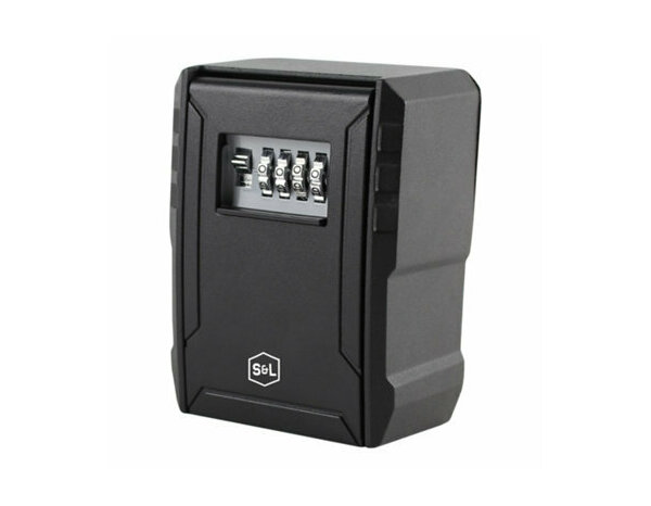 Coffre-fort à clés noir combinaison 4 chiffres métal 13,2 x 9,8 x 6,3 cm - Brico Dépôt