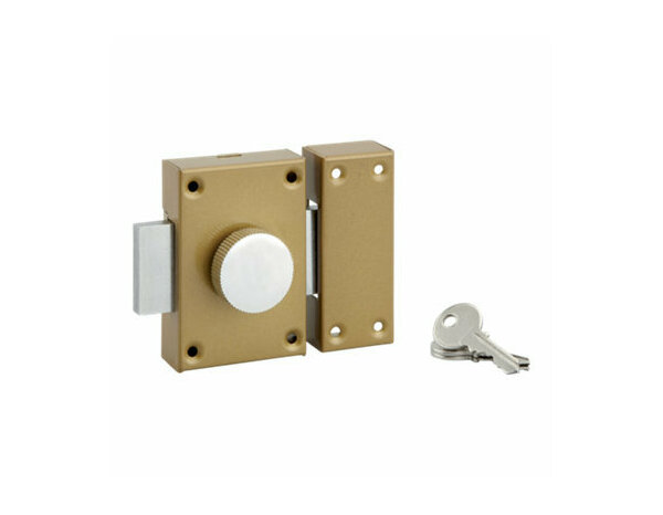 Verrou bouton et cylindre 25 mm pour porte bois 25 mm - Brico Dépôt