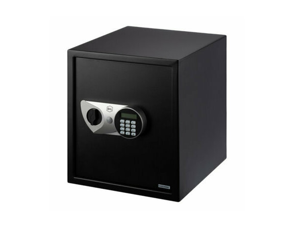 Coffre-fort électronique 40x35x35 cm acier noir 39,5 litres - Brico Dépôt