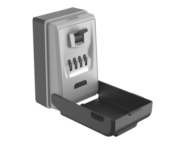 Coffre-fort à clés rétro éclairé corps alliage 13,7 x 8,25 x 6,3 cm - Brico Dépôt