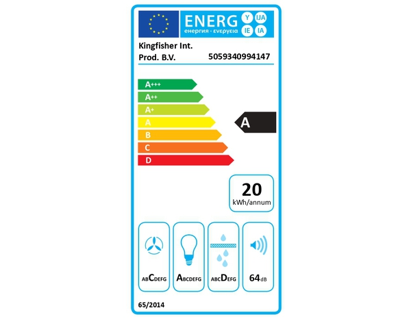 Hotte aspirante téléscopique NNTHS60EU effet acier inoxydable 60 cm 400 m³/h - Brico Dépôt