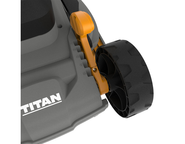 Tondeuse électrique 1200W largeur de coupe 32 cm bac 30 litres - Titan - Brico Dépôt