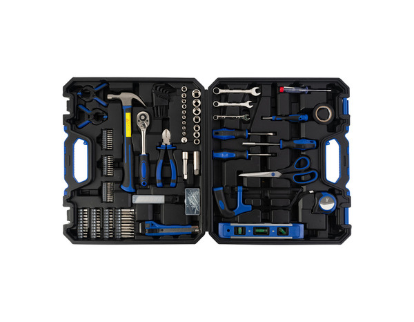 Coffret d’outils complet 210 pièces avec boîte de rangement robuste - Brico Dépôt