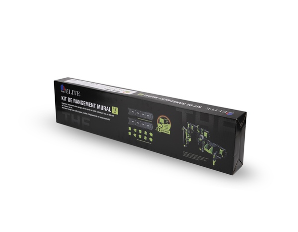 Système rangement mural modulable avec 2 panneaux nylon et 10 crochets plastiques - Brico Dépôt