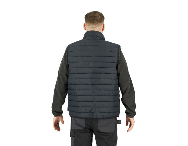 Veste sans manche CASTLIN noire rembourrée imperméable taille L - Brico Dépôt