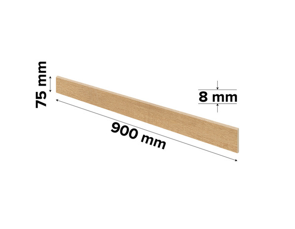 Plinthe PIZZO BLOND 7,5 X 90 cm - Cooke and Lewis - Brico Dépôt