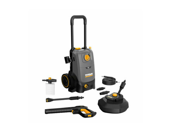 Nettoyeur haute pression 1800W 145 bar avec accessoires complets - Titan - Brico Dépôt