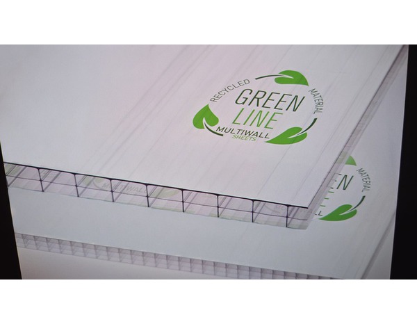 Plaques polycarbonate green line 16 mm 300 x 98 cm 3 parois - Brico Dépôt