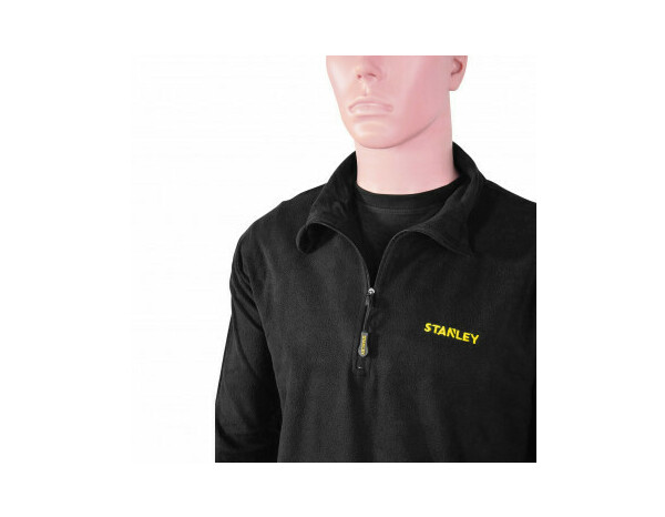 Polaire de travail noir demi-fermeture à glissière micropolaire MEMPHIS taille XXL - Stanley - Brico Dépôt