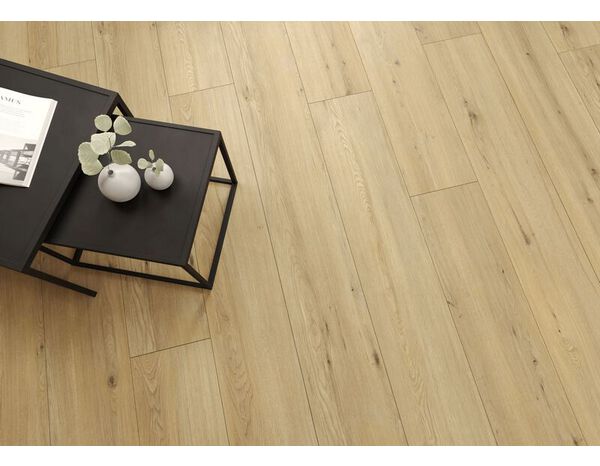 Lame de sol stratifié finition structurée usage intérieur humide 184,5x24,4 cm épaisseur 8 mm - Brico Dépôt