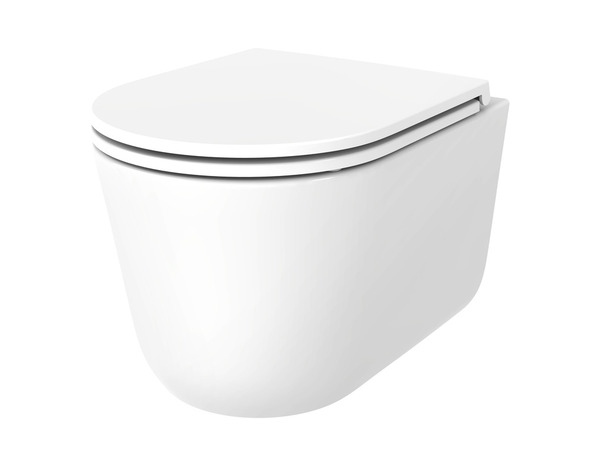 Cuvette WC suspendue céramique carénée sans rebord et vortex NF LORIA 35x36x50,5 cm - Cooke and Lewis - Brico Dépôt