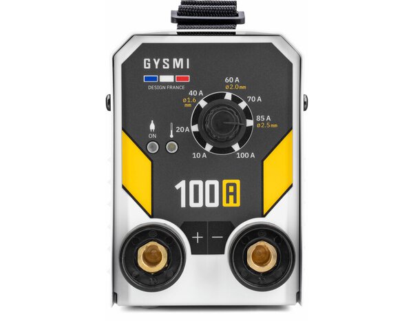 Poste à souder inverter monophasé MMA 100 A compact et léger - Brico Dépôt