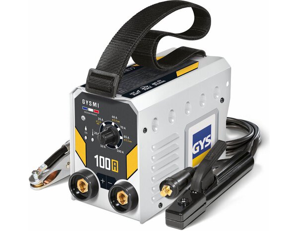 Poste à souder inverter monophasé MMA 100 A compact et léger - Brico Dépôt