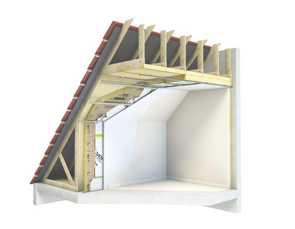 Rouleau laine de verre kraft 220 mm combles aménagés 35 R: 6,25 - 2,8 x 1,2 m - Isover - Brico Dépôt