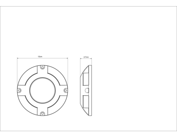 Lampe solaire au sol LED noir 3000 K IP65 - Brico Dépôt