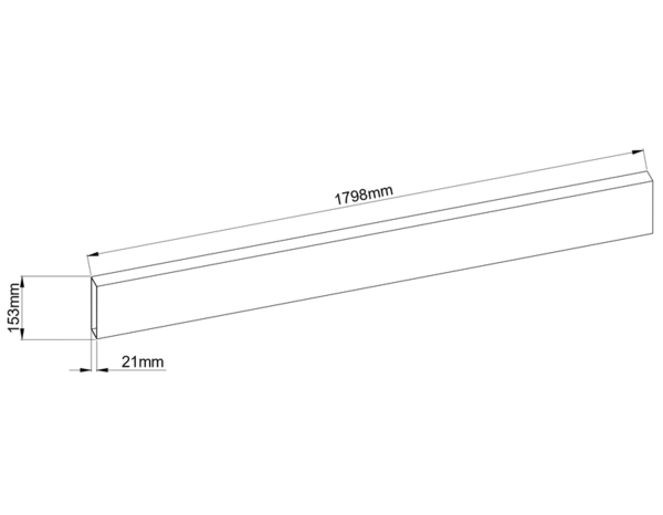 Lame de clôture aluminium persienne gris foncé NEVA 179,1 x 15,3 cm - Blooma - Brico Dépôt