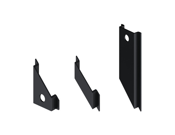 Pack de 32 entretoises aluminium gris foncé pour lames persiennes NEVA - Marque BLOOMA - Brico Dépôt