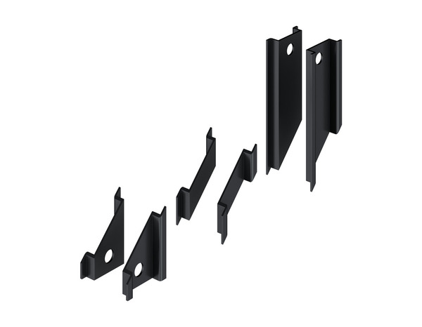 Pack de 32 entretoises aluminium gris foncé pour lames persiennes NEVA - Marque BLOOMA - Brico Dépôt