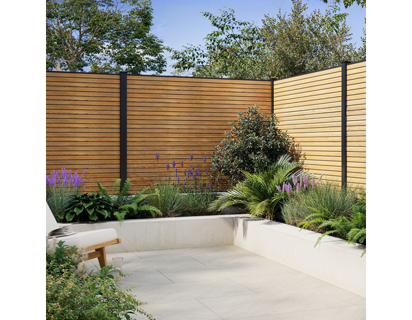 Lot de 3 lames clairevoie composite marron NEVA 179,1 x 15,7 x 2,15 cm - Marque BLOOMA - Brico Dépôt