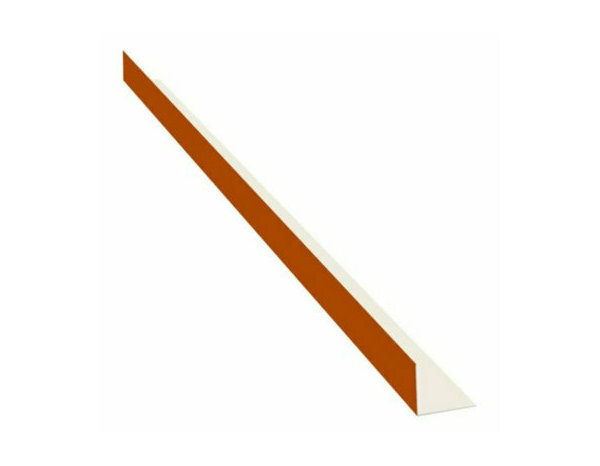 Cornière acier rouge extérieur / beige intérieur pour jonction tôle multiusage 135 cm - BACACIER - Brico Dépôt