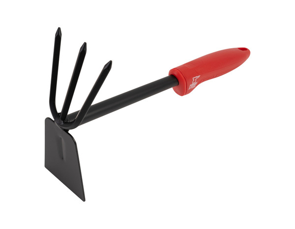 Outil de jardin griffe 2 en 1 à main 32,3 cm - Forge steel - Brico Dépôt