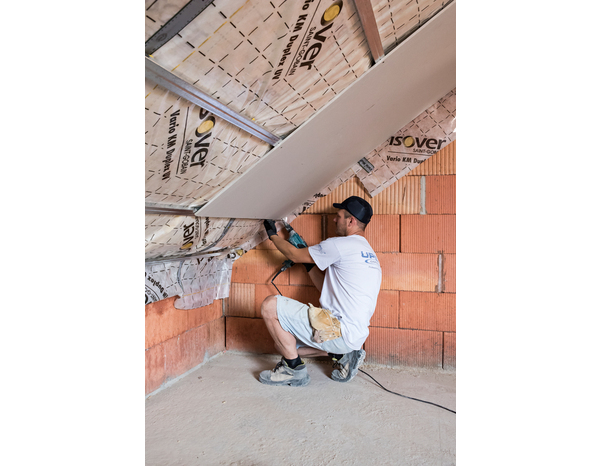 Rouleau laine de verre kraft 280 mm combles aménagés 35 R: 8 - 2 x 1,2 m - Isover - Brico Dépôt