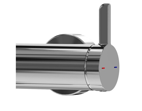 Colonne de douche mécanique chrome ODALIA - Dim. H. 117, l. 28,6, P. 33,5 cm - Cooke and Lewis - Brico Dépôt