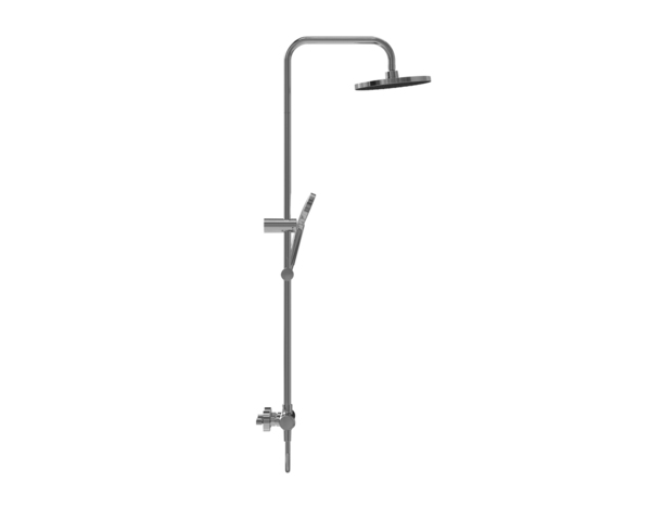 Colonne de douche mécanique chrome ODALIA - Dim. H. 117, l. 28,6, P. 33,5 cm - Cooke and Lewis - Brico Dépôt