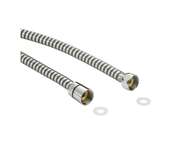 Flexible de douche PVC argent effet chromé universel 1,50 m - Cooke and Lewis - Brico Dépôt