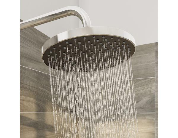 Colonne de douche mécanique chrome ODALIA - Dim. H. 117, l. 28,6, P. 33,5 cm - Cooke and Lewis - Brico Dépôt