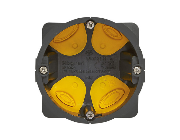 Boîte à encastrer Eco Batibox profondeur 40 mm pour plaque de plâtre – 1 poste - Legrand - Brico Dépôt