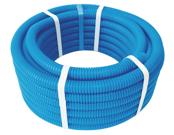 Tube PER prégainé bleu diamètre 16 mm eau froide 60 m - Somatherm - Brico Dépôt